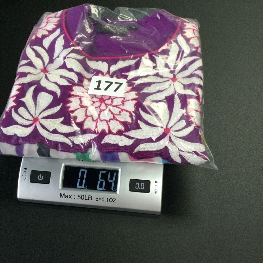 Wolf by Scale Womens Purple Embroidered Floral Striped Sleeveless Top Size X- Sm - Picture 7 of 8